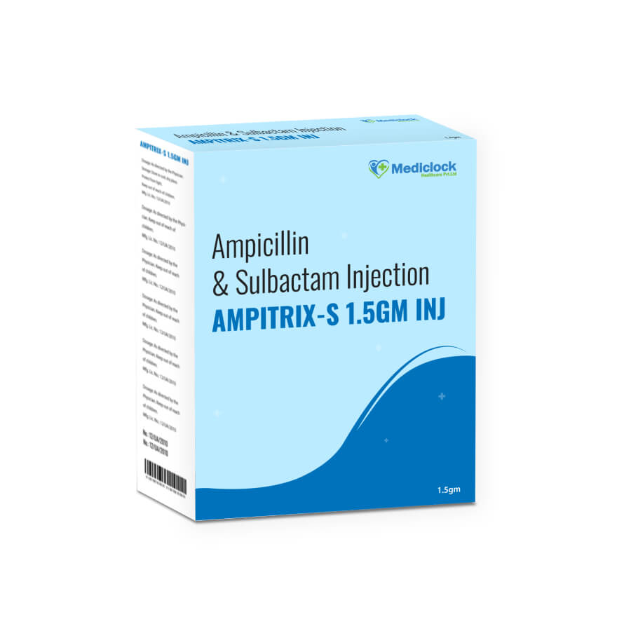 Ampicillin & Sulbactam Injection - Mediclock Healthcare