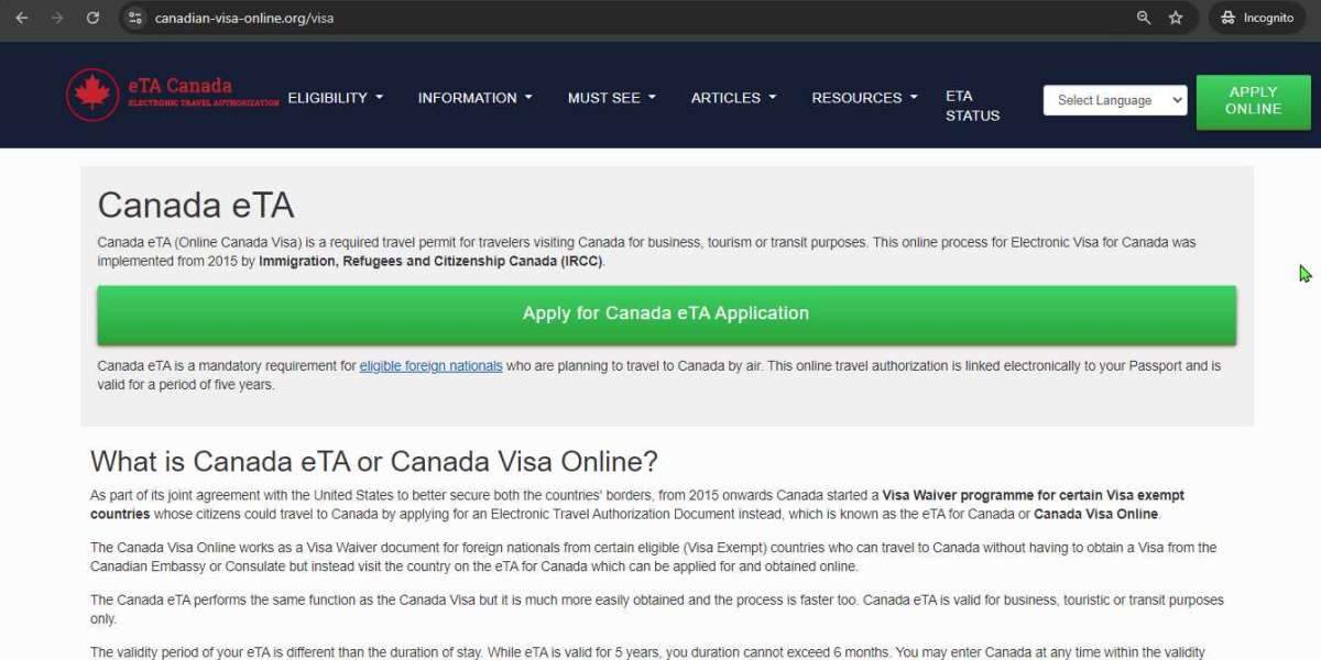 FOR PHILIPPINES CITIZENS -CANADA  Canadian Electronic Travel Authority