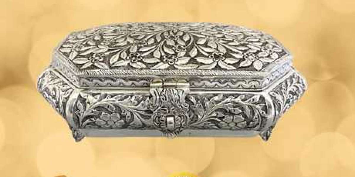 Discover the Elegance of a Silver Dry Fruit Box by Ijuels: Perfect for Gifting and Personal Use