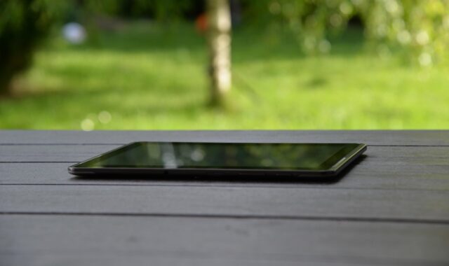 tablet, it, nature, technology, garden, leisure time, recreation, monitor, screen, ipad, mobile, portable