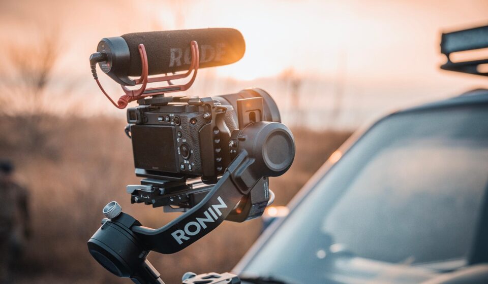 gimbal stabilizer, photography equipment, filming equipment, dawn, outdoors, camera, vlogging equipment, camera, camera, camera, camera, camera