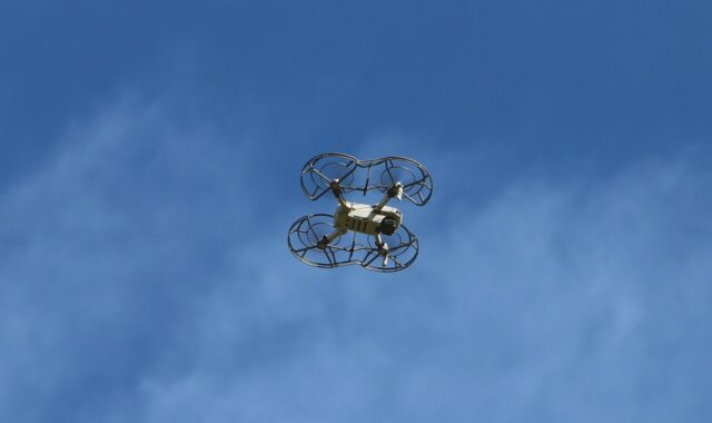drone, nature, aircraft, robot, monitoring, espionage, spy, propeller, quadcopter, dji, mavic mini, plane, remote control, flying drone, camera, clouds, rotors, heaven